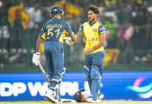 Sri Lanka beat Australia by 8 wickets to enter Super 8s